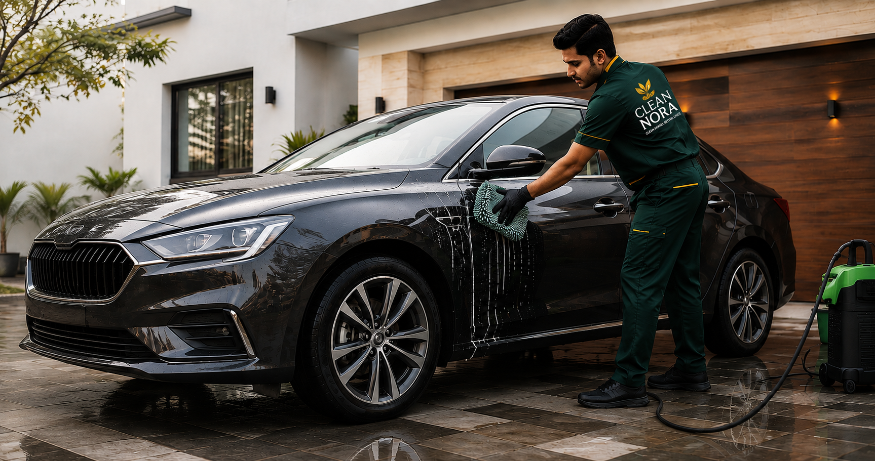 Professional Car Cleaning Service by Cleannora
