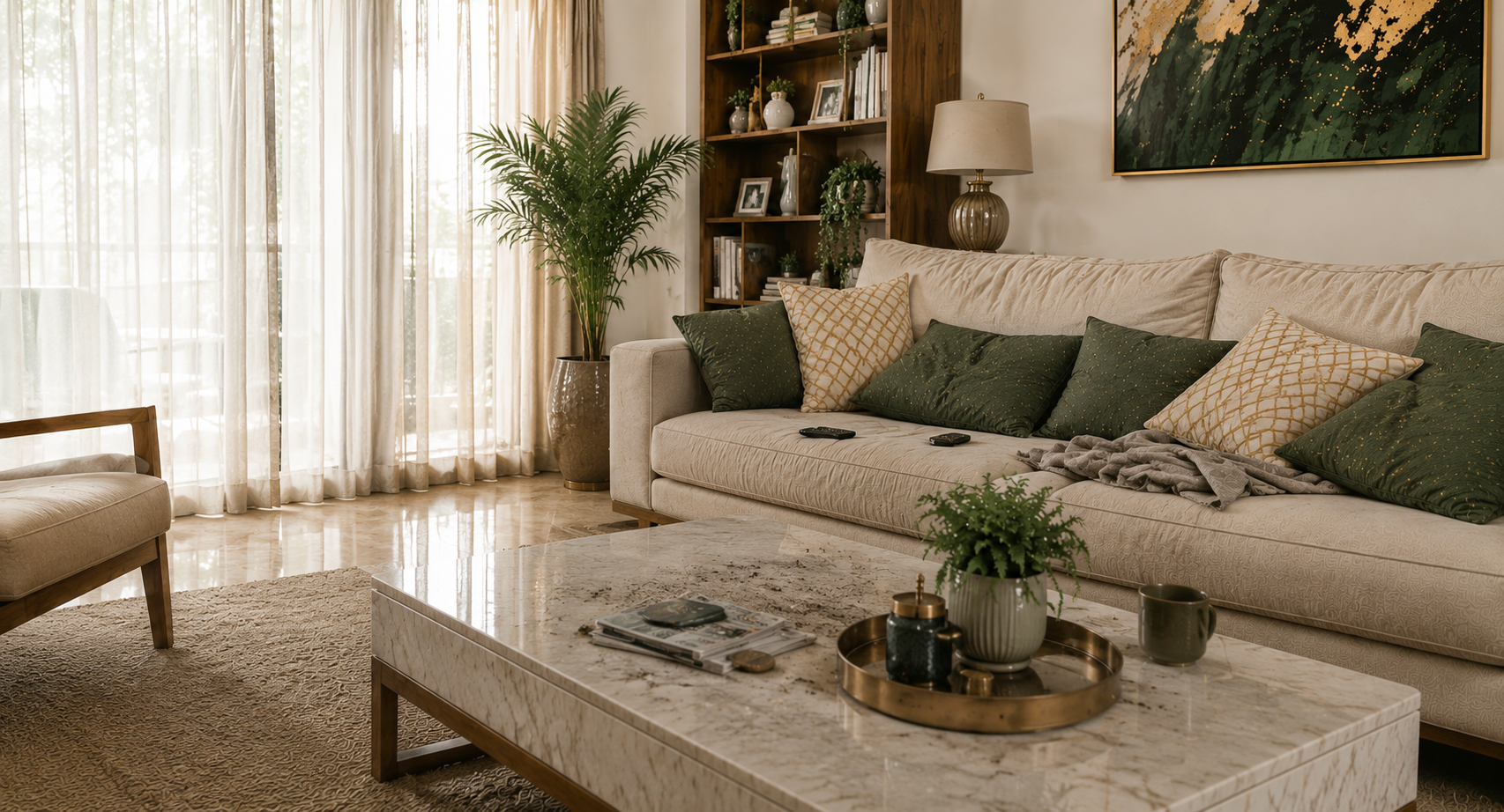 Living room before Home Cleaning