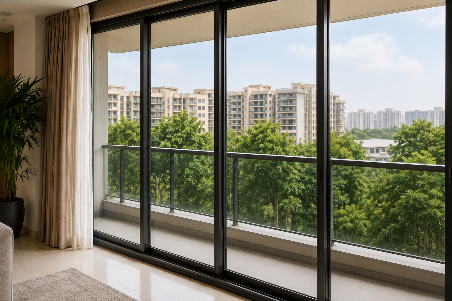 Window after professional cleaning